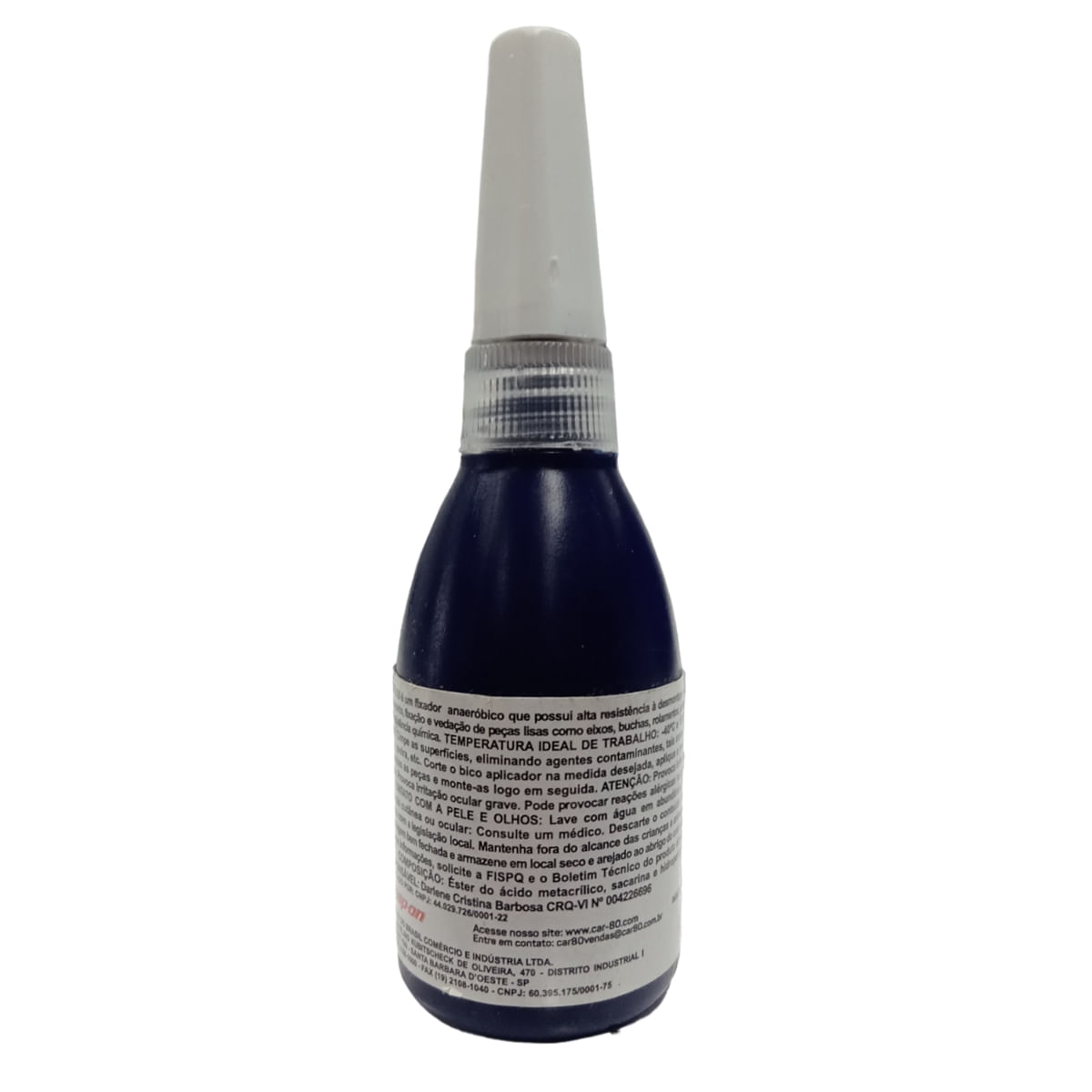Fixador Anaeróbico 8020 Alto Torque Peças Lisas e Cilíndricas