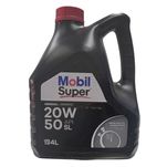 Óleo Lubrificante do Motor Mobil Super 20W50 API SL Mineral - 4L