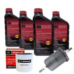 Kit Revisão 4 Litros de Óleo 5W30 Sintético + Filtro de Óleo e Combustível Ka 07 até 2013 Fiesta 02 até 2014 Ecosport 03 até 2012 Focus 07 até 2018