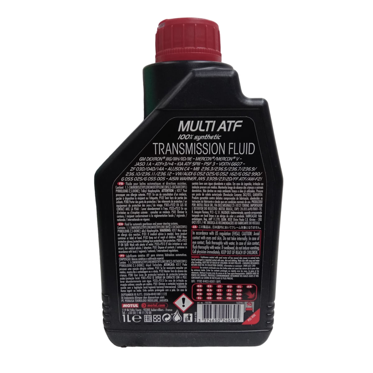 Óleo para Transmissão Automática Motul Multi ATF 100% Sintético 1L