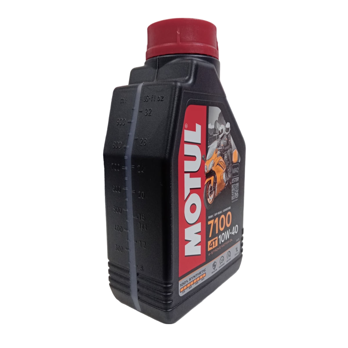 Óleo Lubrificante do Motor Motul 7100 10W40 4T 100% Sintético - 1L