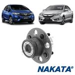 Cubo de Roda Traseiro Honda Fit 2009 até 2015 e City 2010 até 2015 com ABS