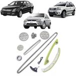 Kit Corrente da Distribuição Completo Ford  Ecosport Focus Fusion e Mondeo - Motores 2.0 16v Duratec