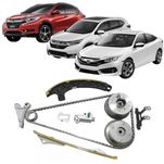 Kit de Corrente da Distribuição Completo Honda Civic / HRV / CRV - 2017 em diante Motor 1.5 16v