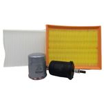 Kit de Filtros Wega  Fiat Toro Jeep Compass Renegade Commander - motor 1.3 4 cilindros 021 Até 2024