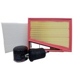 Kit de Filtros Wega  Fiat Argo Cronos Mobi Pulse Strada Uno  - 1.0 3c 6v e 1.3 4c 8v