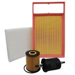 Kit de Filtros Wega  Fiat Grand Siena Novo Palio Strada - Motor 1.6 16v 2012 Até 2017