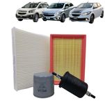 Kit de Filtros Wega Chevrolet Spin Cobalt Onix Prisma 2012 até  2020