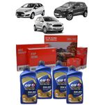Kit Revisão 4 Litros de Óleo 5w20 Sintético ELF e Filtros Wega  Ford Ecosport 1.6 Sigma Ka 1.5 16v e 1.0 12v New Fiesta 1.5 Sigma2012 Até 2018