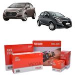Kit de Filtros Wega  Hyundai HB20 1.0 12v 3c Turbo 2016 Até 2019