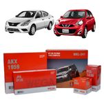 Kit de Filtros Wega  Nissan Versa  e March 1.6 16v 2011 Até 2020