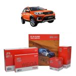 Kit de Filtros Wega  Chery Tiggo 2 1.5 16v Flex 2018 em diante