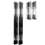 Kit Protetor de Soleira Resinada de Aluminio Original Chevrolet 2013 em diante