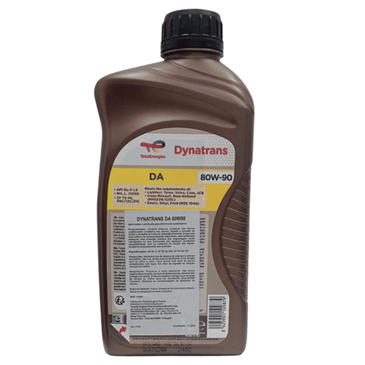Óleo para Transmissão DYNATRANS DA 80W90 Mineral 1l - Lubsmart