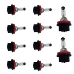 Kit 10 Lâmpadas De Farol H8 35W 12V