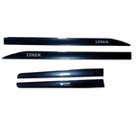 Jogo De Frisos Lateral Original Chevrolet Onix Preto 2013 até 2021