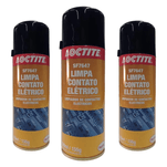 Kit 3 Limpa Contato Elétrico Loctite 220ml