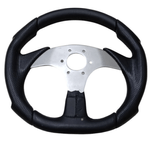 Volante Esportivo Cor Preto Couro