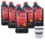 Kit 5 Litros Óleo Lubrificante do Motor Motorcraft SAE 5W20 100% Sintético + Filtro de Óleo do Motor Original Ford Fiesta Ecosport Courier Escort Ford