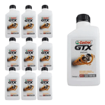 Kit 10 Litros Óleo Lubrificante Do Motor Castrol Gtx 15w40