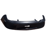 Parachoque Traseiro Preto Liso Chevrolet Prisma 2007 até 2012