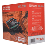 Kit de Filtros Wega  Honda City 2014 Até 2022