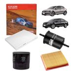 Kit de Filtros Wega  Volks Polo e Virtus 1.6 16v 2017 Até 2022