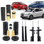 Kit Suspensão Dianteiro e Traseiro Onix Prisma Sonic 2011 até 2020