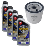 Kit Óleo Lubrificante Texaco 5W30 + Filtro do Óleo do Motor