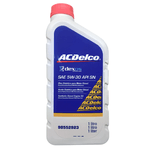Óleo Lubrificante do Motor ACDelco Dexos2 SAE 5W30 API SN 100% Sintético Diesel 1L