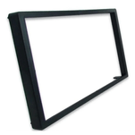Moldura Aparelho Som DVD 2Din Preto Honda Fit 2004 até 2012