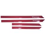 Jogo de Frisos Personalizado Vermelho Toro 2016 em Diante