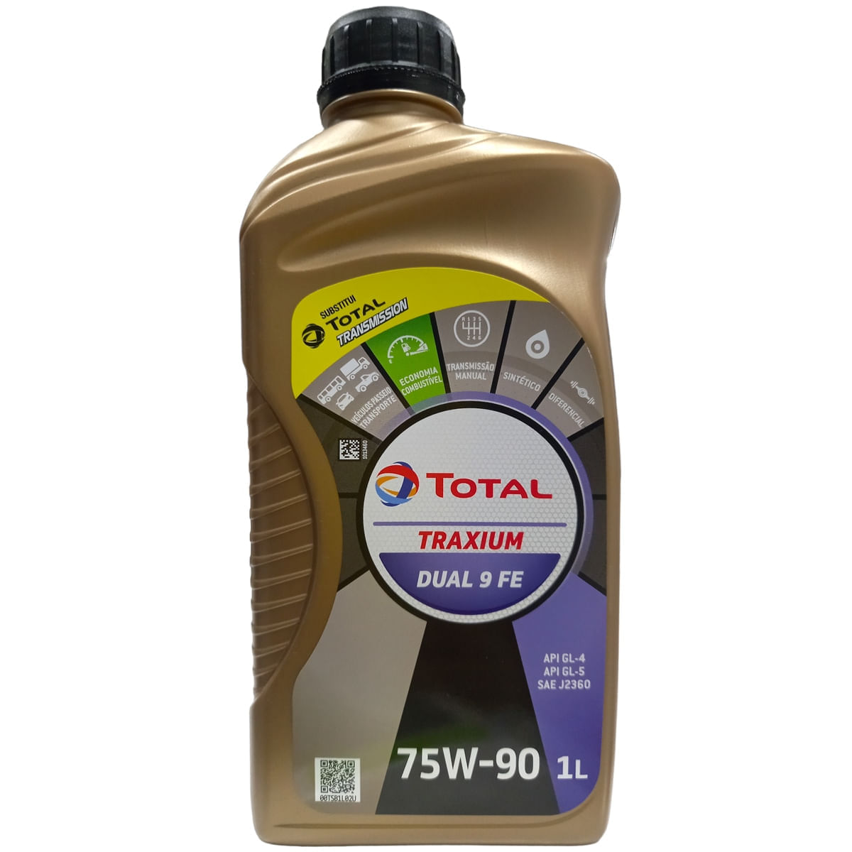 Óleo Lubrificante Sintético 75w90 Total TRAXIUM DUAL 9 FE para