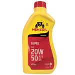 Óleo Mineral para Motor Super 20W50 1L - Menzoil