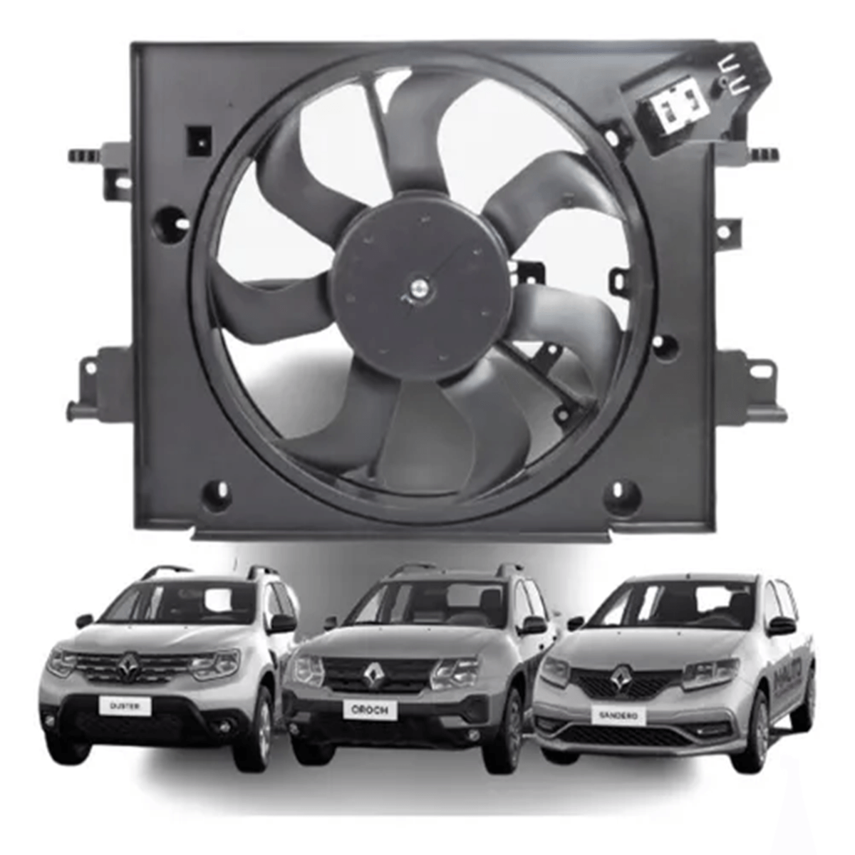 Eletroventilador Logan 1.0 1.6 2013 até 2015 Sandero - Altese