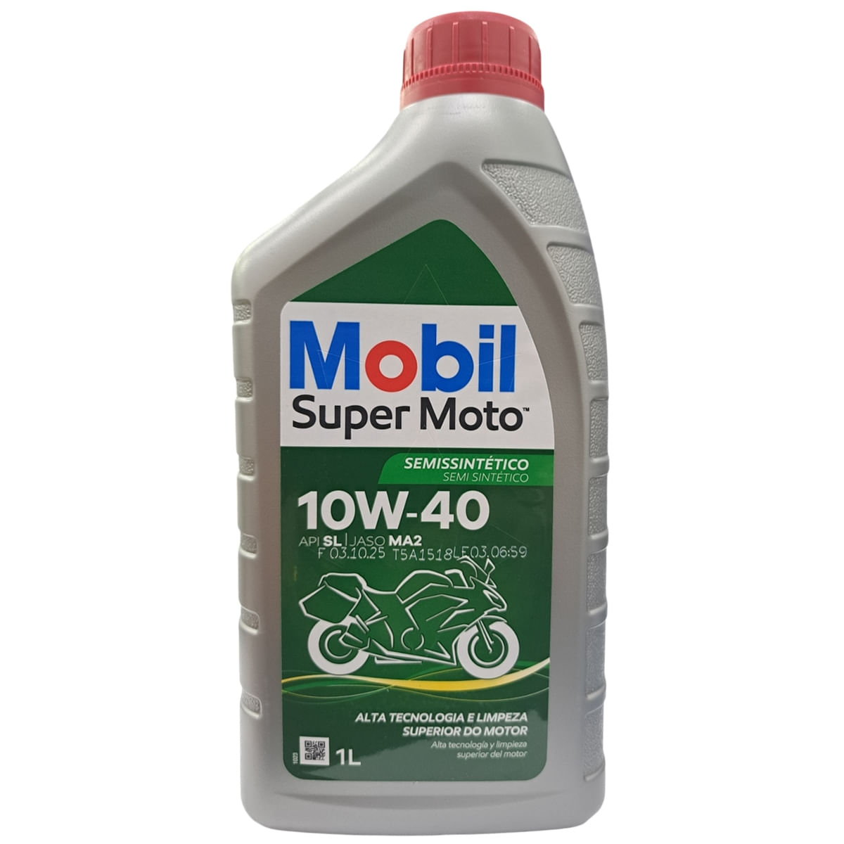Óleo Para Moto Mobil Super Moto Api SL 10w40 Semissintético Jaso Ma2 ...