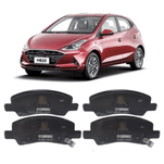 Pastilha Freio Dianteiro HB20 Evolution 1.0 2020 até 2022 Hb20 Sense 1.0 2020 até 2022 HB20 Vision 1.0 2020 até 2022 - N2254