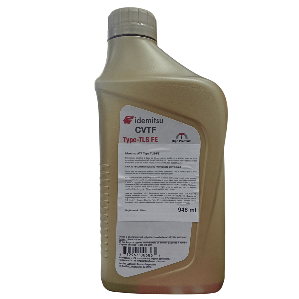Óleo para Transmissão CVTF Type TLS-FE Idemitsu - 946ml - Altese