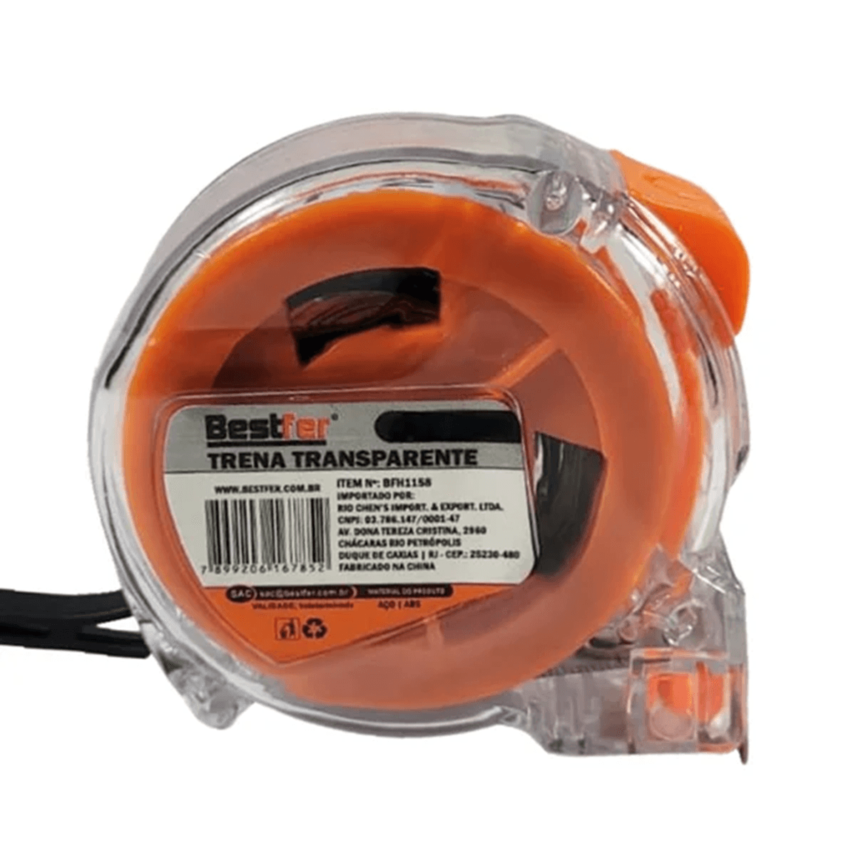 Trena Transparente 5mmx25mm - BESTFER - Altese