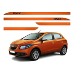 Jogo de Friso Personalizado Laranja Flame Onix 2012 em diante