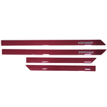 Jogo de Friso Personalizado Vermeho Flash Voyage 2015 em Diante