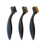 Kit 3 Escovas Material de Aço Inox Latão e Nylon - BESTFER
