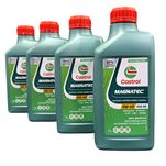 4 Litros de Óleo Lubrificante do Motor Castrol Magnatec 5W40 100% Sintético Aprovação VW 508.88/509.99