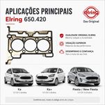 Junta Cabeçote Elring 650.420 Aço MLS Ford Ka 1.0 12V 3 Cilindros