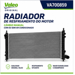 Radiador Uno Palio Mobi Fiorino Grand Siena Manual