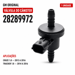 Válvula Solenoide do Cânister Cruze Tracker 1.8 2012 a 2016
