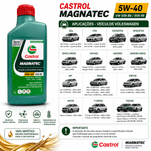 Óleo Motor Castrol Magnatec 5W40 508.88 Sintético Volkswagen 1L