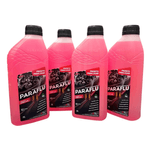 Kit 4l Paraflu Pronto Para Uso Orgânico Coloração Rosa