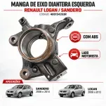 Manga de Eixo Dianteira Esquerda com ABS Renault Sandero Logan 400154353R