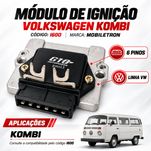 Módulo de Ignição Mobiletron I600 VW Kombi 1.6 1984 a 1997 6 Pinos